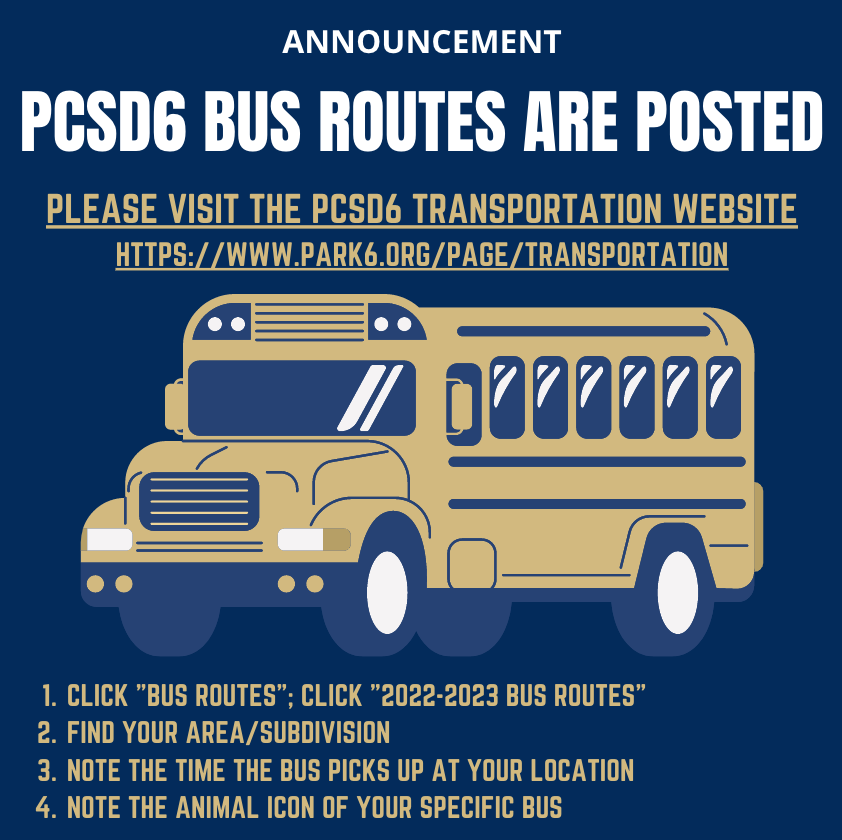 Bus Route Are Posted Cody Middle School