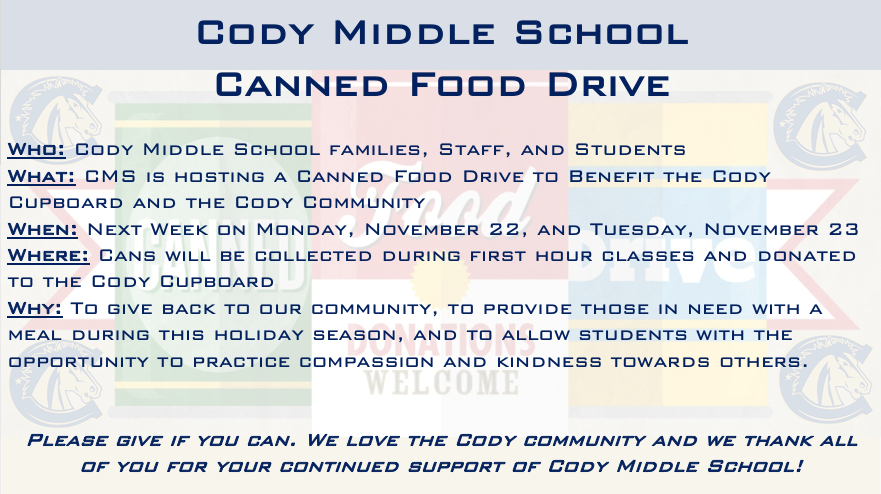 Canned Food Drive 