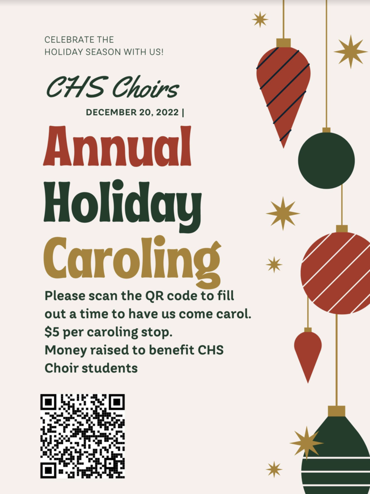 CHS Choir Caroling Day