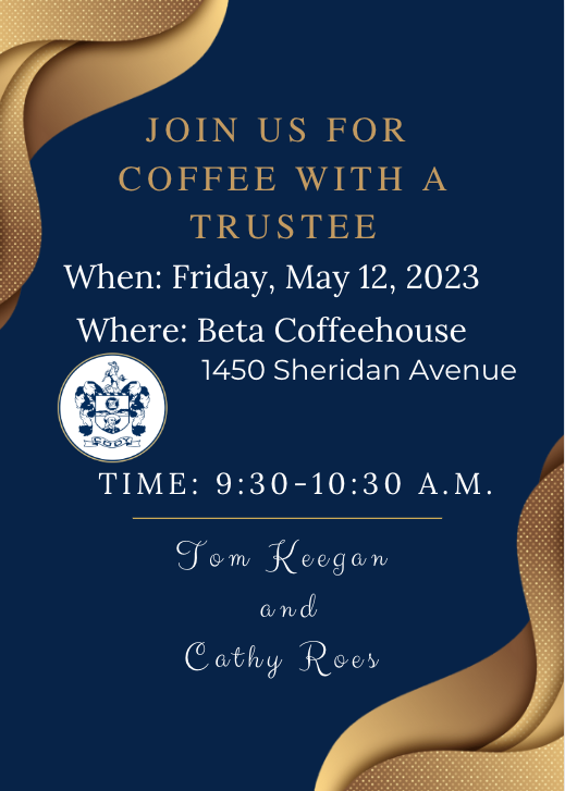 May Coffee With a Trustee