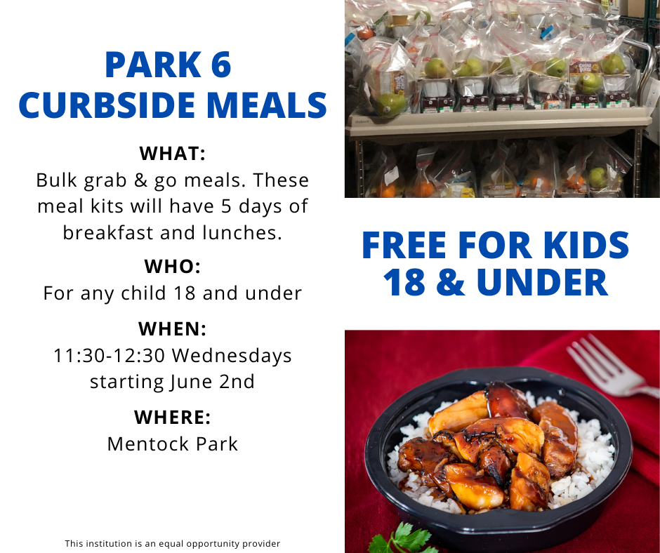 curbside meal flyer