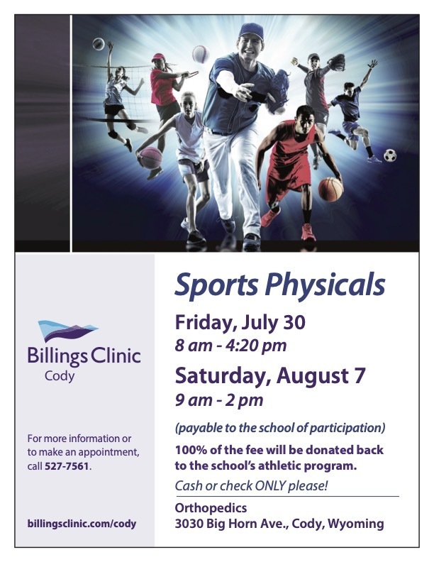 Billings Clinic - $25 physicals