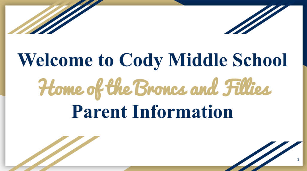 6th Grade Orientation Parent Information