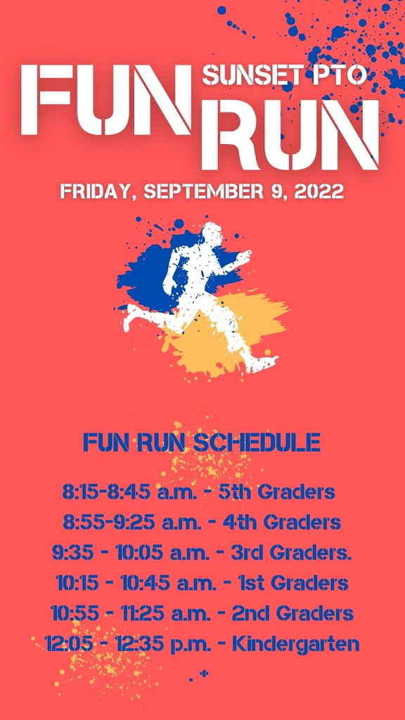 Fun Run Schedule 22-23
