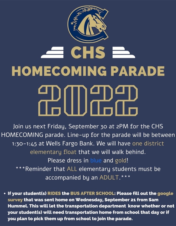 Homecoming Parade Info
