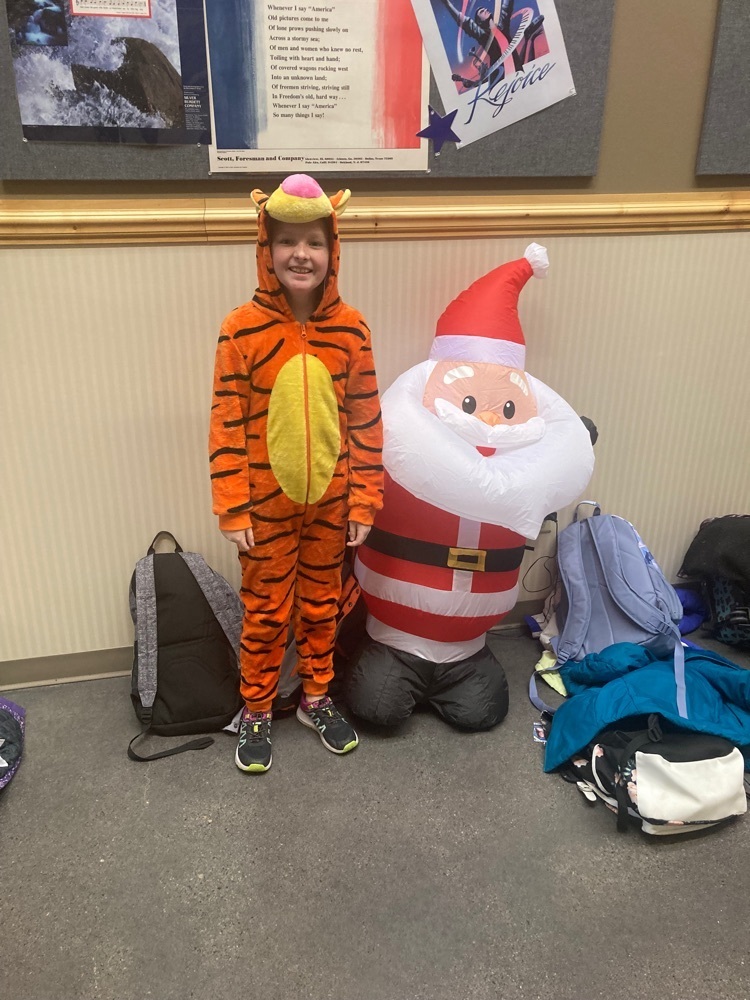 our guest appearance Tigger and Santa  