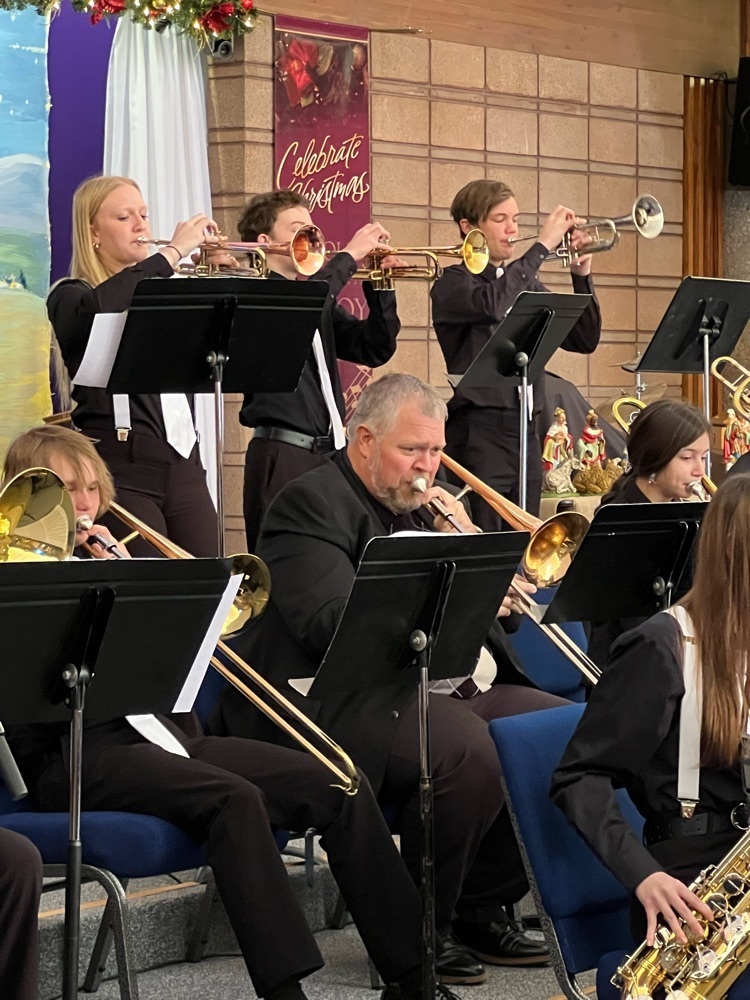 The Cody High School Jazz band performing at the Cody Music Clubs Silver Tea on Friday. They did a great job! 🎶🎷🎺🥁💞😎