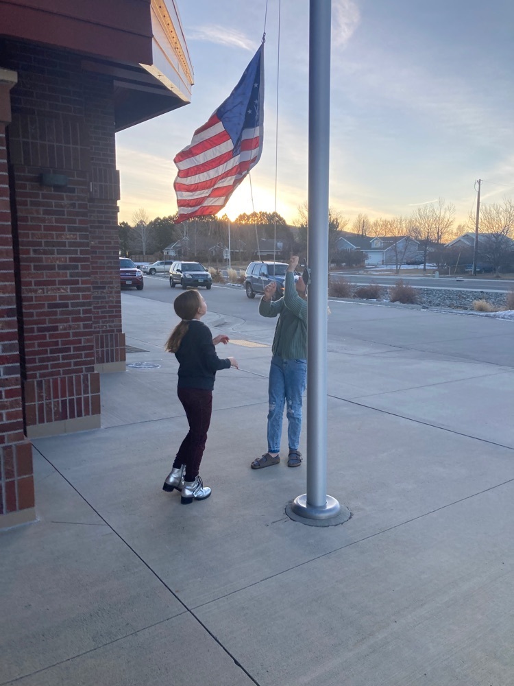 Ready to start the day. t’s a great Friday when you are in Park County School District 6.