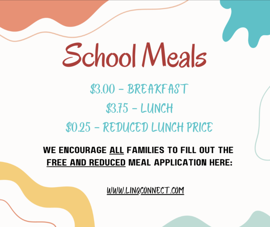 Free/Reduced lunch application